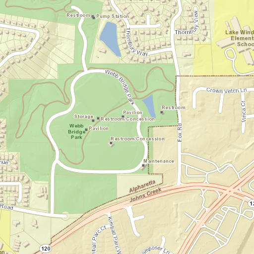 Webb Park Field Map Park Facilities Detail